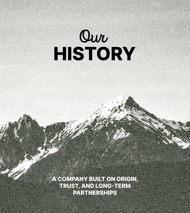 Mountain landscape black and white